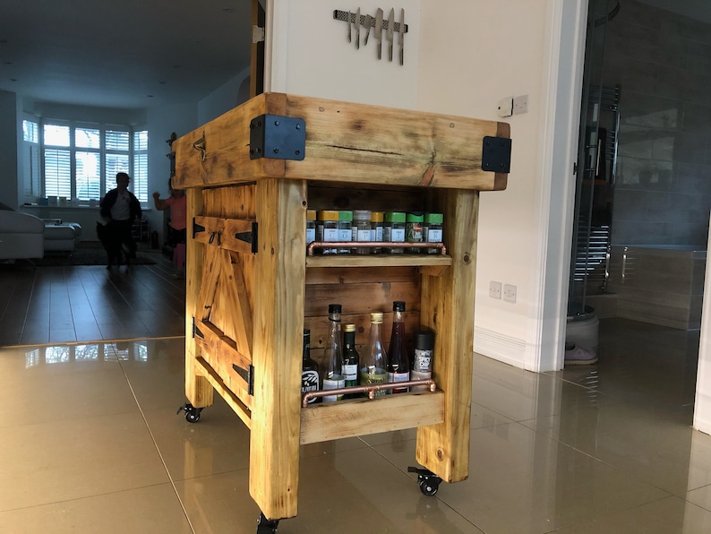 Custom Built Kitchen Island Etsy UK