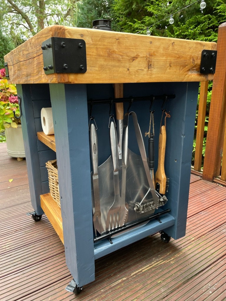 Oak Kitchen Island Butchers Block Rustic Style Made From - Etsy UK