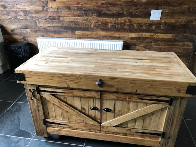 Custom Built Kitchen Island Etsy UK