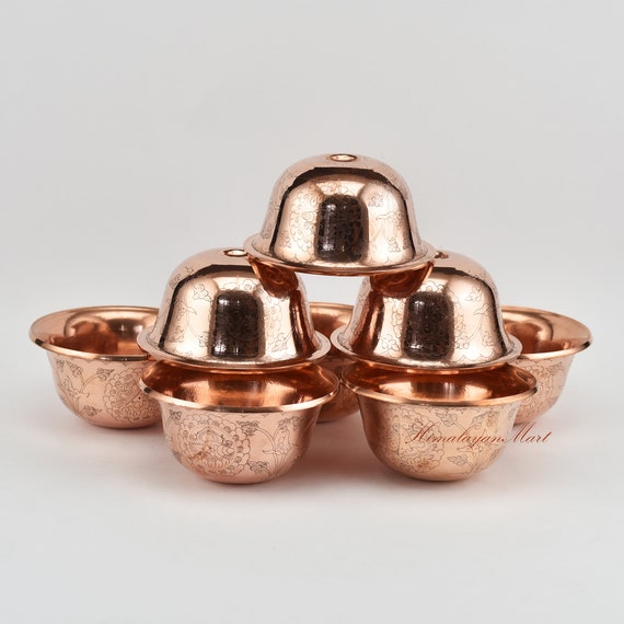 銅合金製供物ボウルセット：手彫りの祭壇装飾 - Etsy 日本
