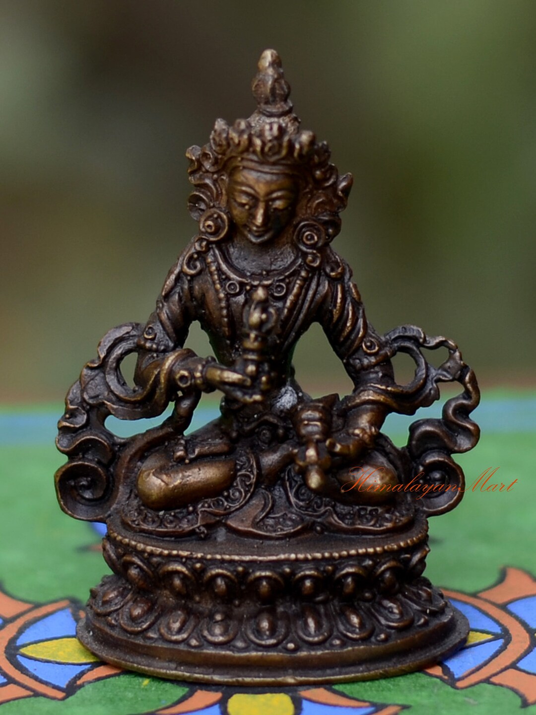 Tibetan Vajrasattva Statue: Copper Alloy Buddhist Rupa From Nepal - Etsy