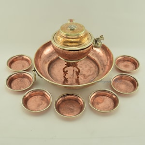 Beautifully Hand Made Religious Buddhist Tibetan Ritual Dzambala Water Offering(Chutor) Water Torma Set from Patan, Nepal