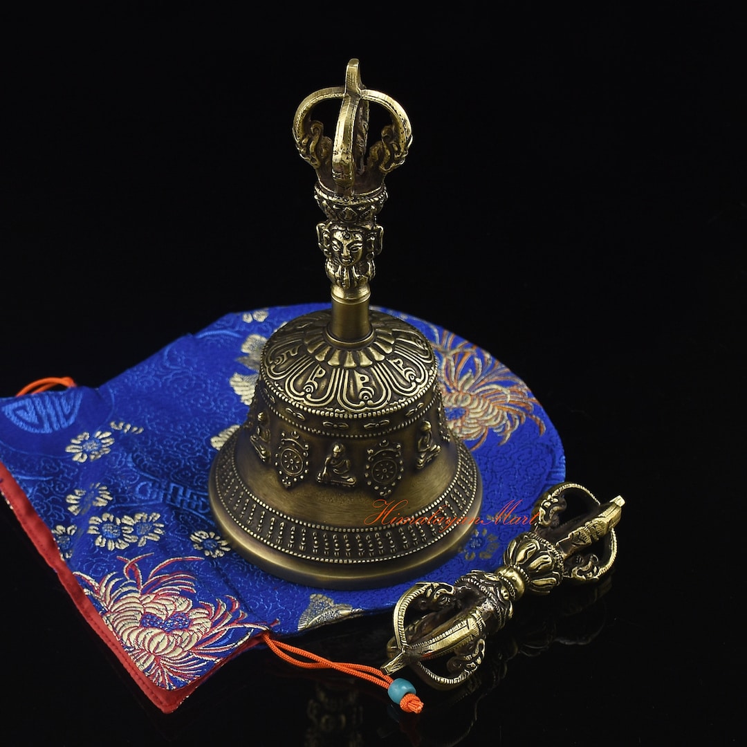 Bronze Vajra and Bell Set: Tibetan Buddhist Ritual Object From Nepal - Etsy