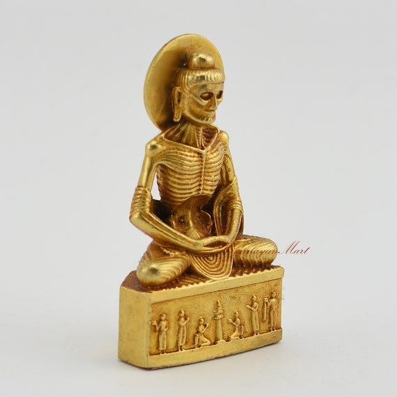 金メッキ断食仏像 - チベット仏教のルーパ - Etsy 日本