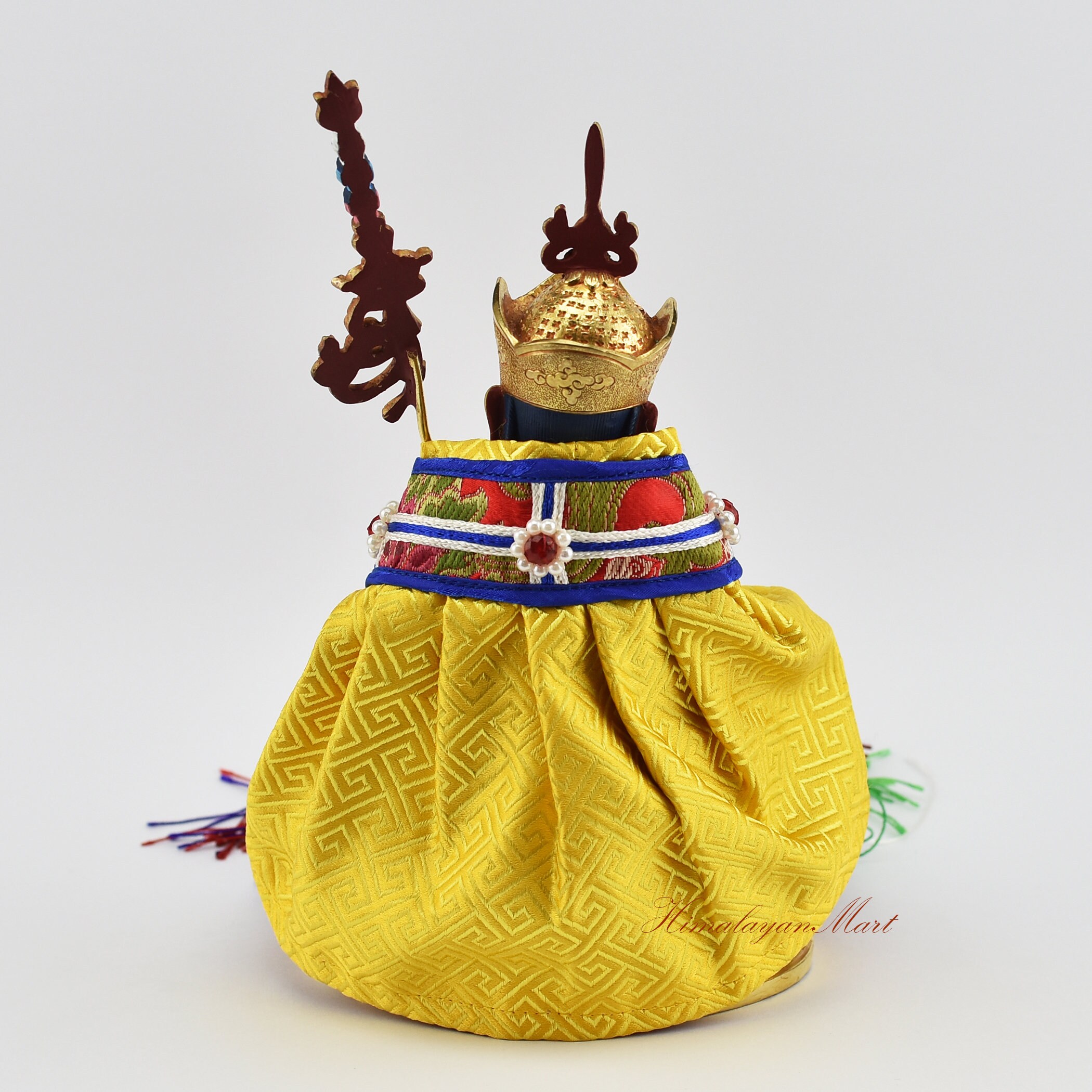 Guru Royal Robe Guru Rinpoche Statue Robes: 8-inch Padmasambhava Dress, Nepal - Etsy