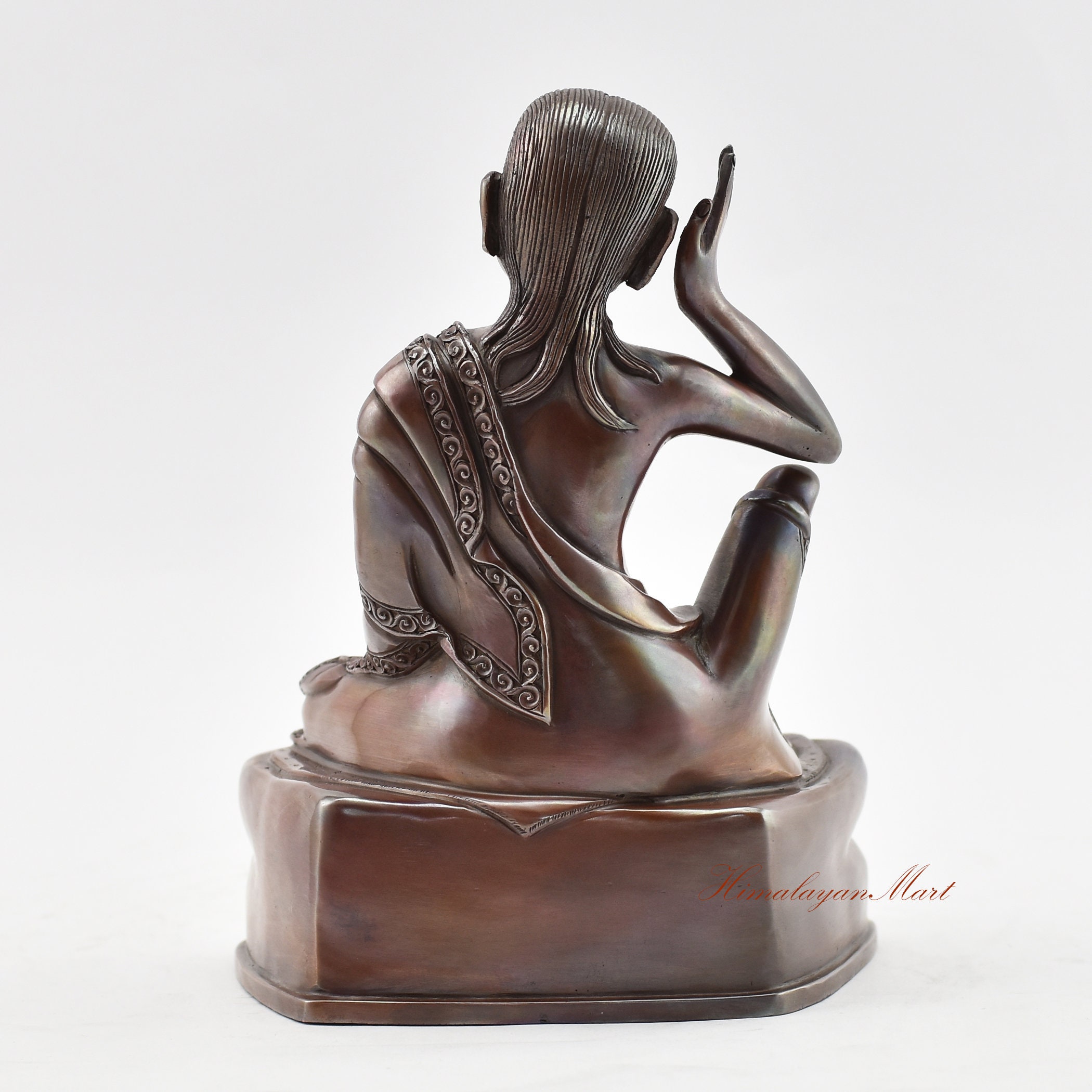 酸化銅合金製ミラレパ像、チベット仏教のグル、ネパール - Etsy 日本