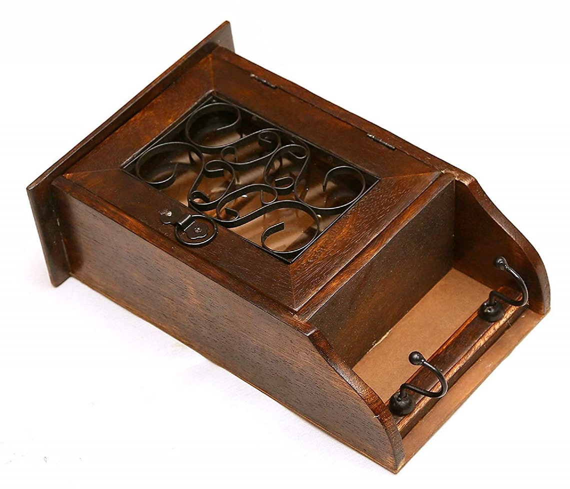 Wooden Key Box Solid Wooden Key Box/wooden Key Wall Hanging
