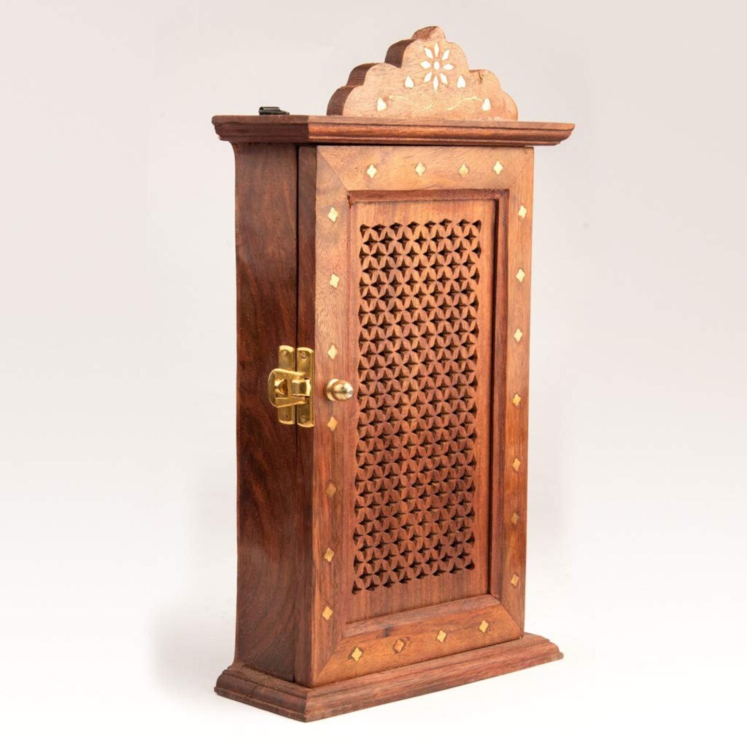 Wooden Key Box Best Key Box/ Solid Wooden Key Etsy