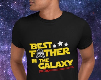 Best Father in the Galaxy Father's Day Dad Gift T-Shirt