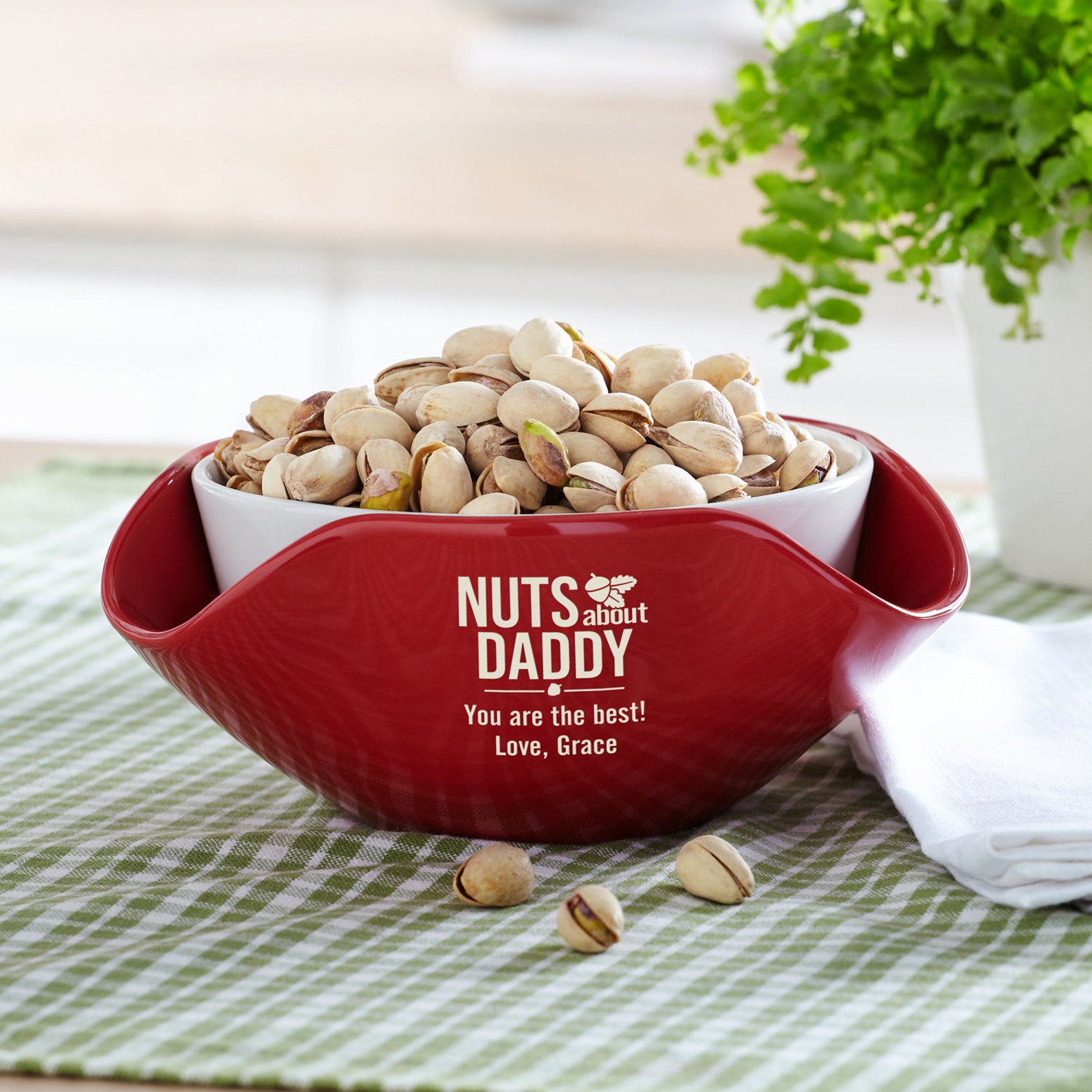 Personalized Nuts About You Snack Bowl Etsy