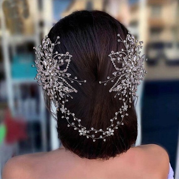 Swarovski wedding hotsell hair accessories