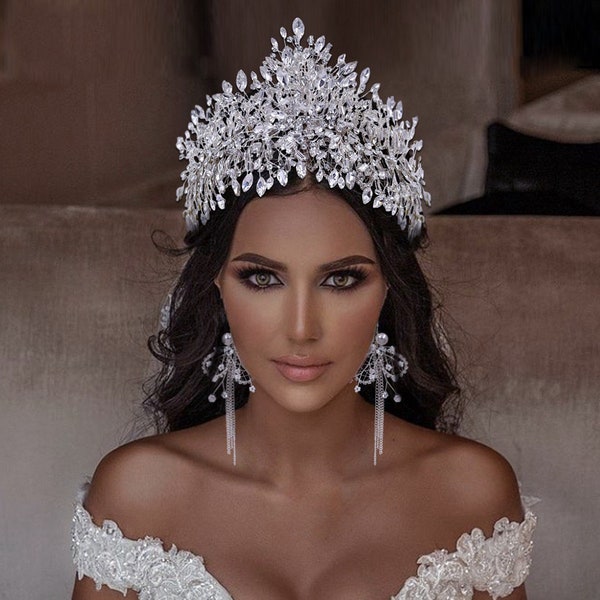 bridal headpieces swarovski crystals