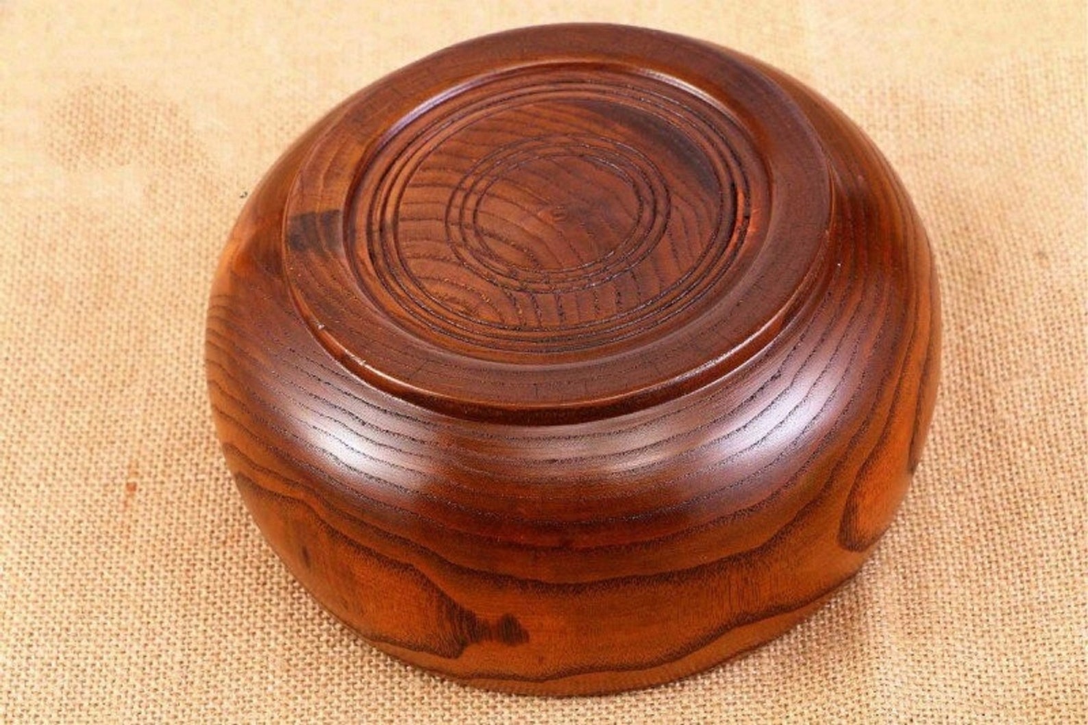 Hand Carved Wooden Bowl Hand Made Wooden Rice Bowl Japanese Etsy