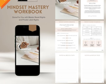 Mindset Mastery Workbook to Boost Chances of Success with Master Resell Rights MRR and Private Label Rights PLR, Done-For-You DFY Bestseller