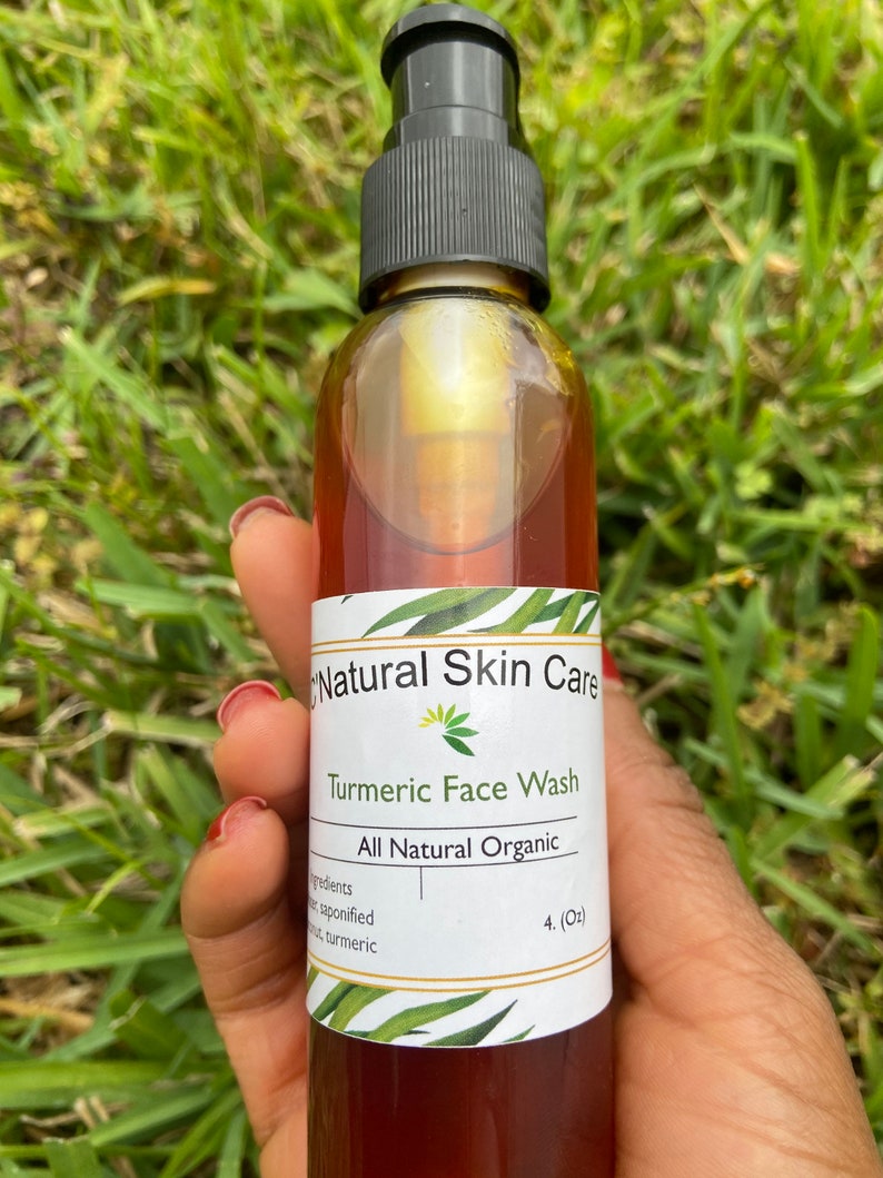 Turmeric and Raw Manuka Honey Face Wash, Cleanser, Herbal Skincare