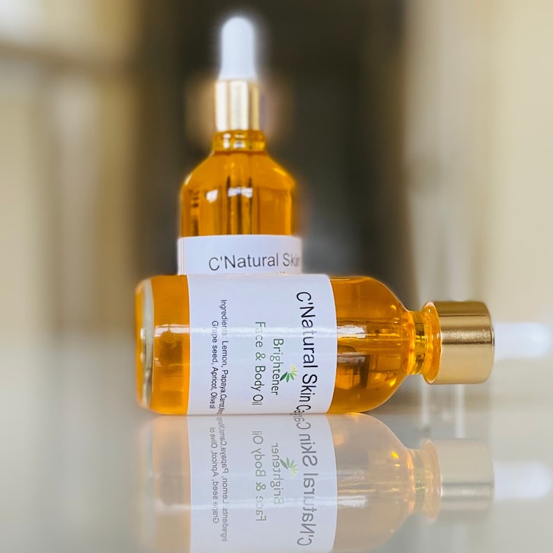 Mango ,papaya and Lemon Brightening Face & Body Oil Etsy