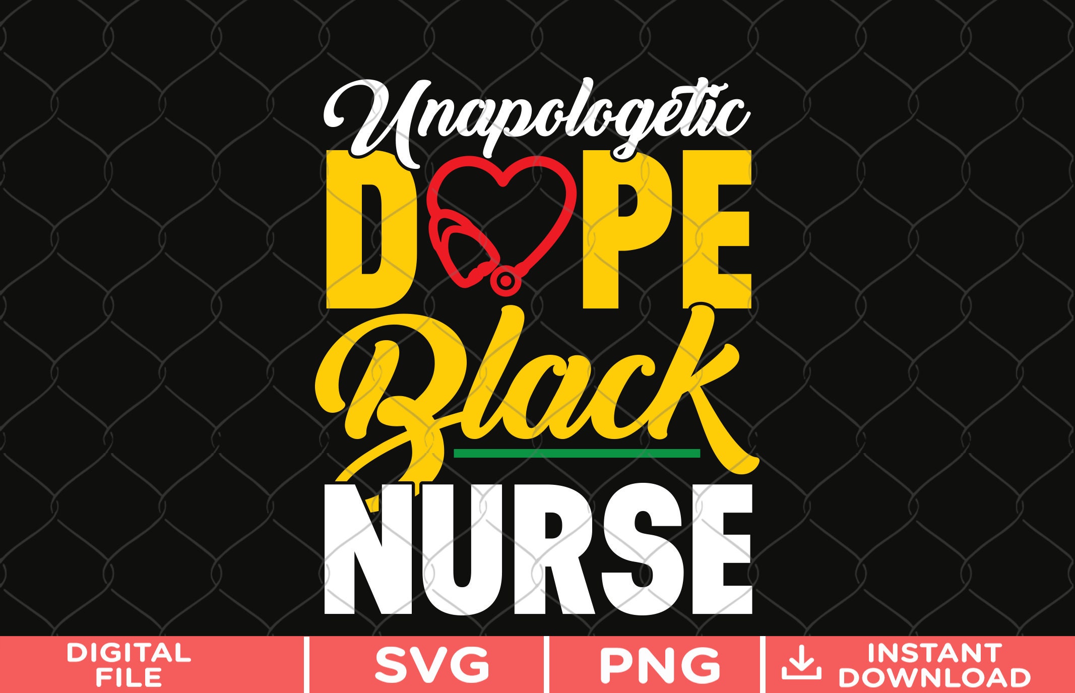 Unapologetic Dope Black Nurse SVG PNG Nurse Life Svg Black | Etsy