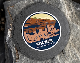 Mesa Verde National Park Coasters, Adventure Awaits, Perfect Gift for Outdoors Enthusiasts and those with a Passion for Nature