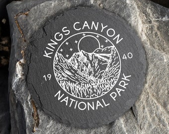 Kings Canyon National Park Coasters, National Park Mini Gifts, Ideal for Outdoor Enthusiasts, and those with a Passion for Nature