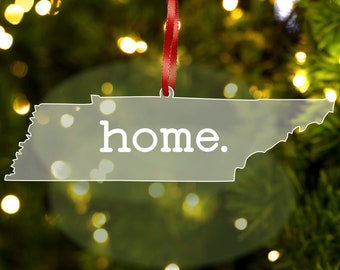 Tennessee Home Ornament, Tennessee State Gift, Christmas Tree Ornament, Home Ornament, Tennessee Christmas, Tennessee Souvenir