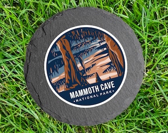 Mammoth Cave National Park Coasters, Adventure Awaits, Perfect Gift for Outdoors Enthusiasts and those with a Passion for Nature