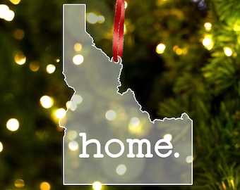 Idaho Home Ornament, Idaho State Gift, Idaho Decor, Christmas Tree Ornament, Home Ornament, Idaho Christmas, Idaho Souvenir, Idaho Holiday