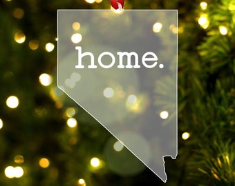 Nevada Home Ornament, Nevada State Gift, Nevada Decor, Christmas Tree Ornament, Home Ornament, Nevada Christmas, Nevada Souvenir