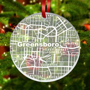 Baltimore Map Ornament Baltimore MD Gift New City Baltimore ...