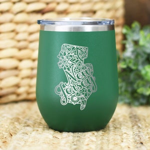 New Jersey Tumbler, New Jersey Gifts, New Jersey Travel Mug, New Jersey Coffee Tumbler, Home State New Jersey, New Jersey Housewarming Gift