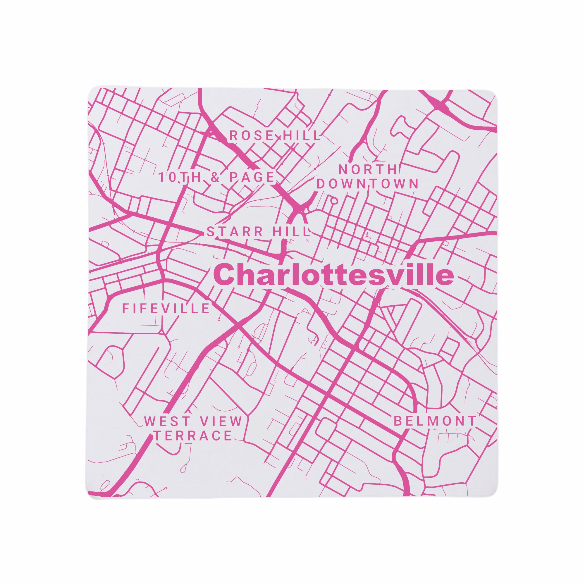 Discover Charlottesville VA Coasters Virginia Home Decor, VA Gift, Travel Keepsake, Ceramic Coaster Set