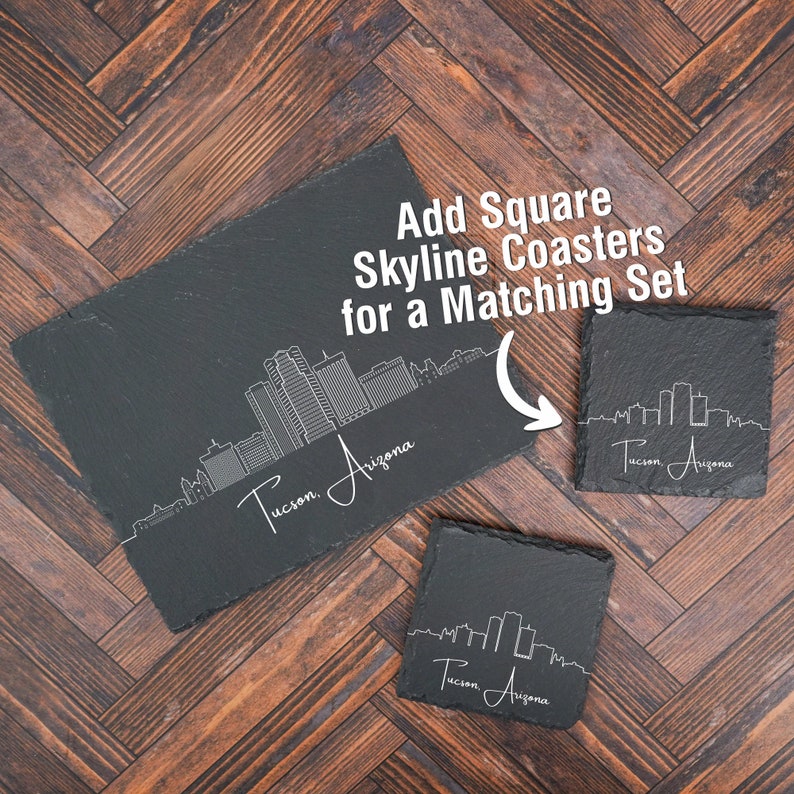 HometownGiftsCo Tucson Skyline Trivet - Thumbnail 2