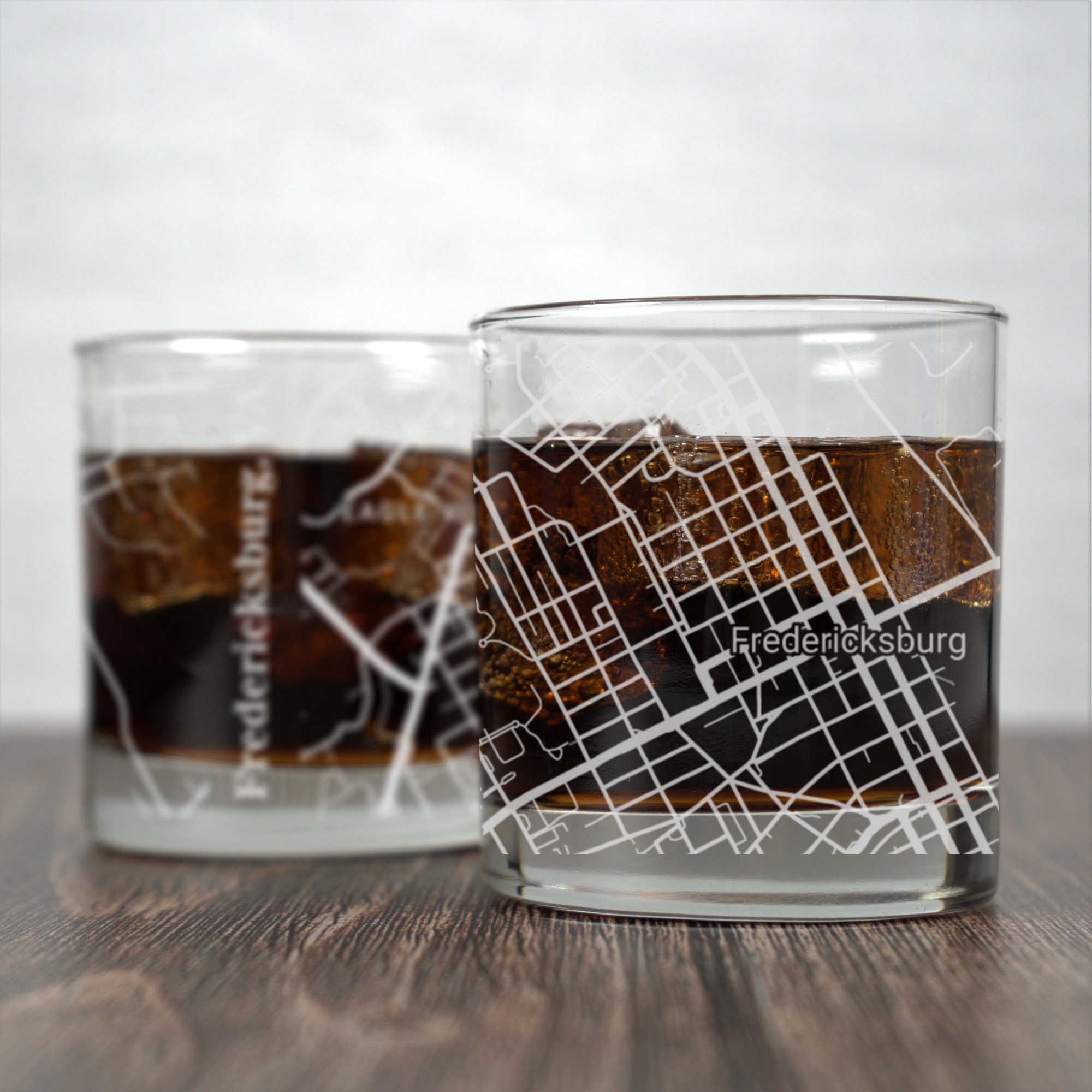 Fredericksburg Whiskey Glass Fredericksburg VA Rocks Glass Etsy