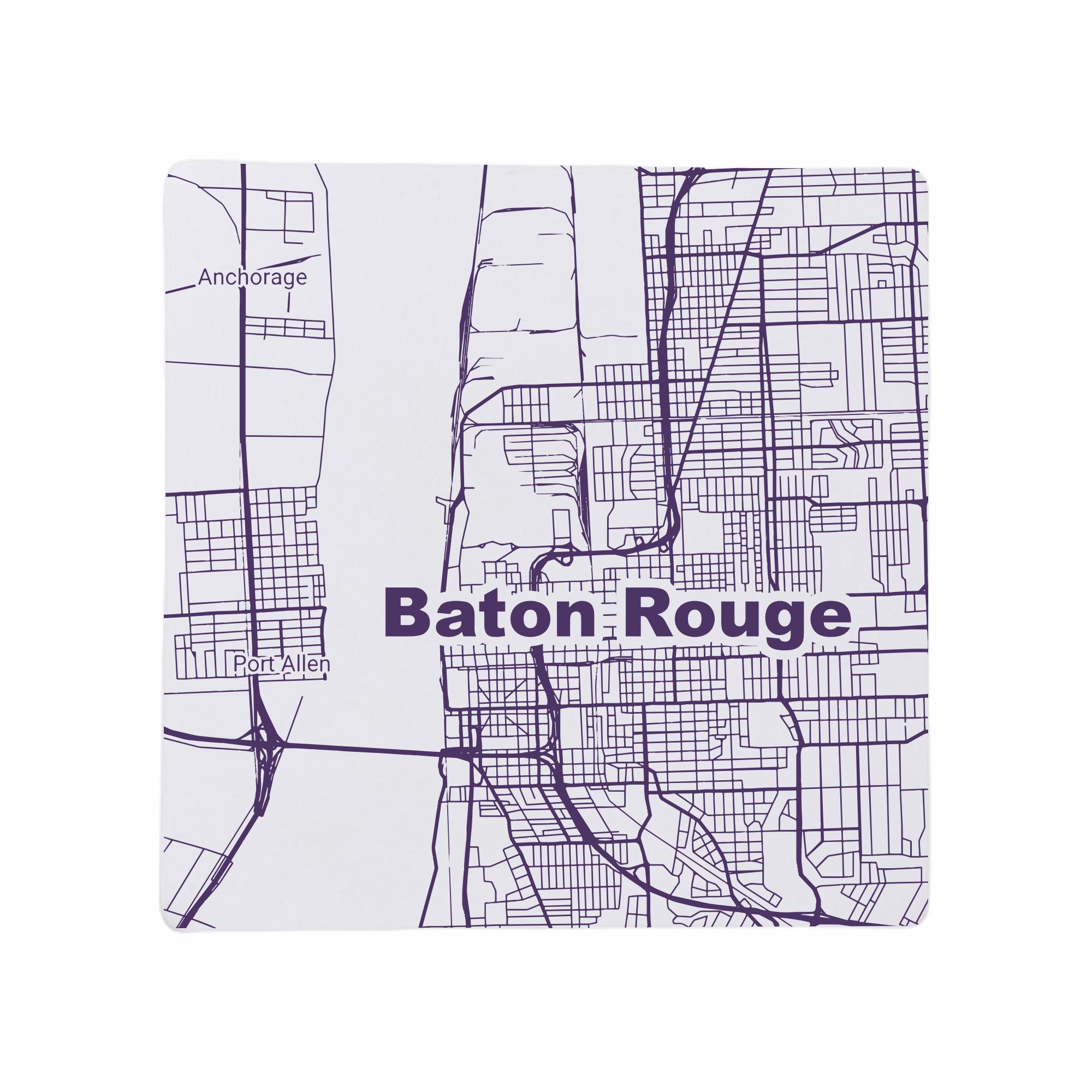 Discover Baton Rouge LA Ceramic Coasters Set Louisiana Home Decor Gift Travel Keepsake
