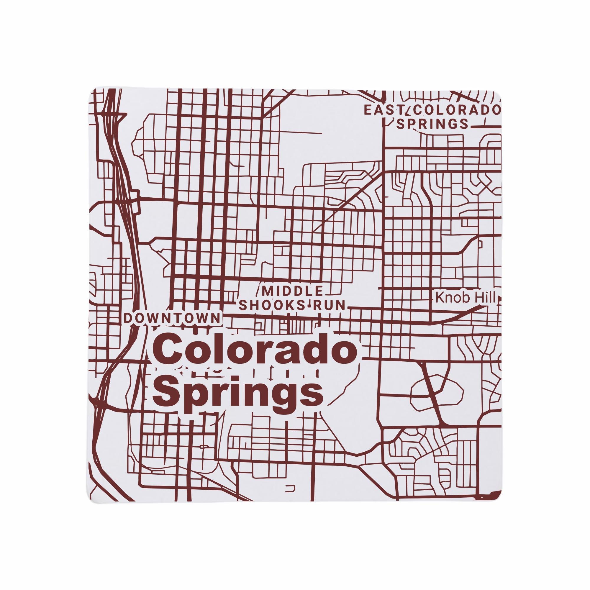 Discover Colorado Springs CO Coasters Colorado Home Decor, CO Gift, Travel Keepsake, Ceramic Coaster Set