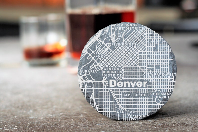 HometownGiftsCo City Map Coasters