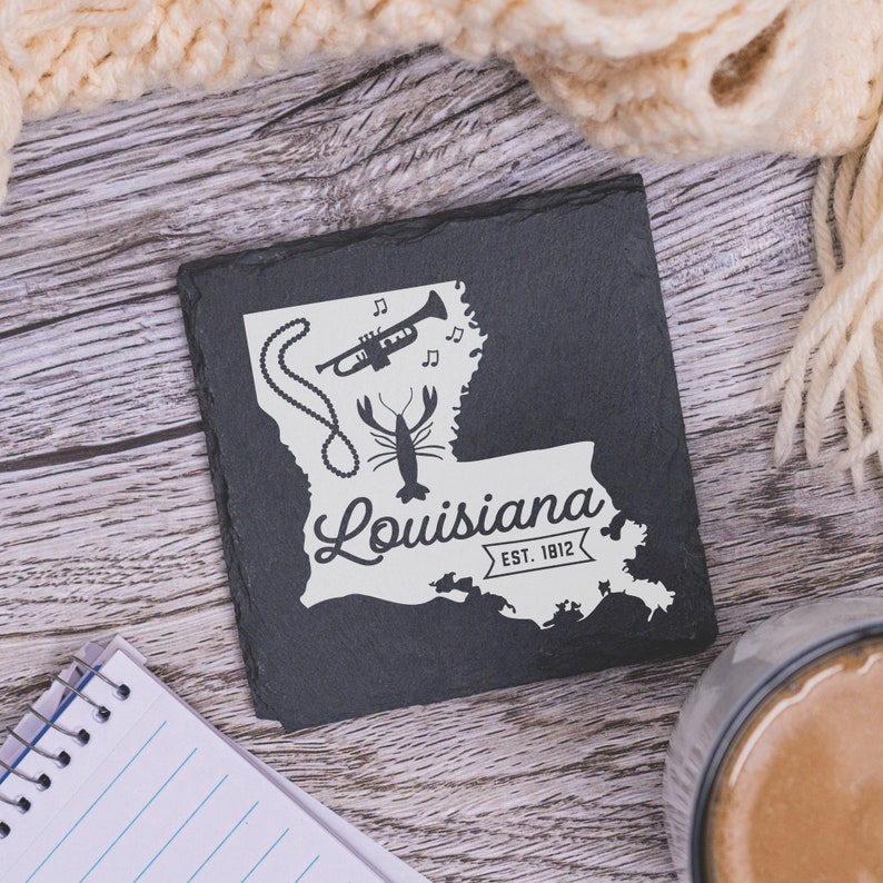 HometownGiftsCo State Themed Slate Coasters