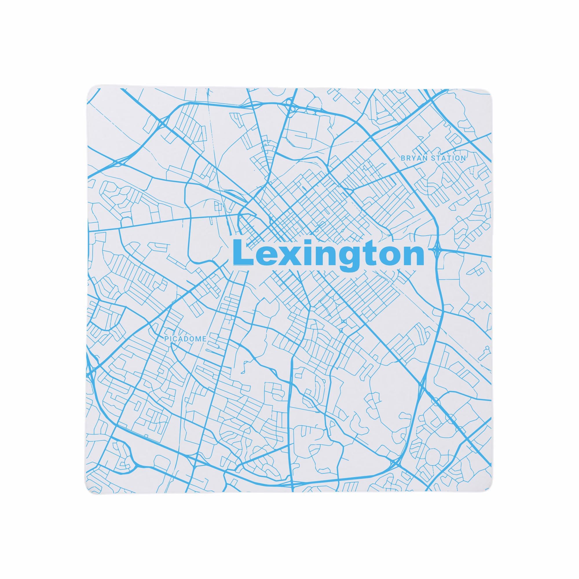 Discover Lexington KY Ceramic Coaster Set, Kentucky Home Decor, Travel Keepsake, Kentucky Gift