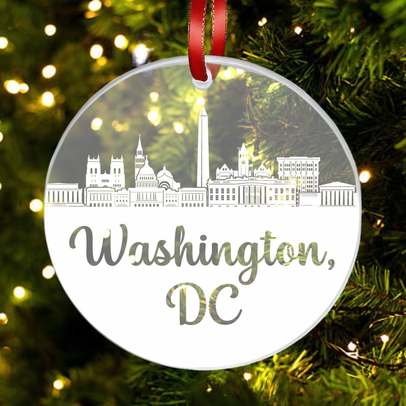 Washington DC Skyline Ornament