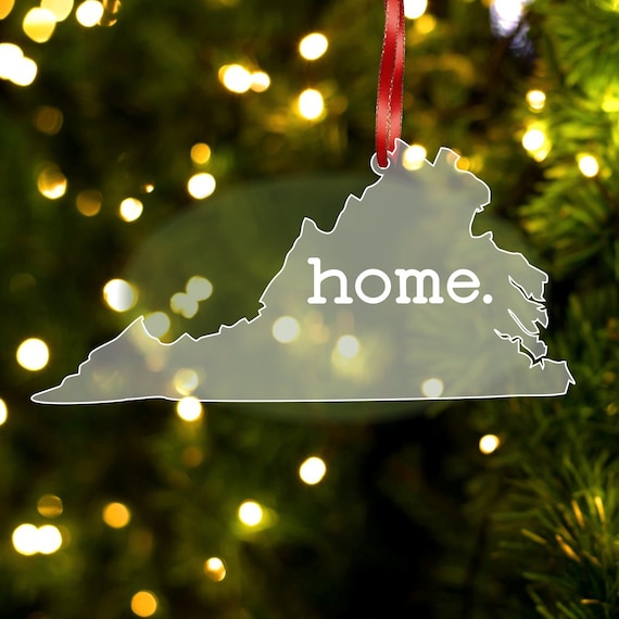 Virginia Home Ornament, Virginia State Gift, Virginia Decor, Christmas Tree Ornament, Home Ornament, Virginia Christmas, Virginia Souvenir