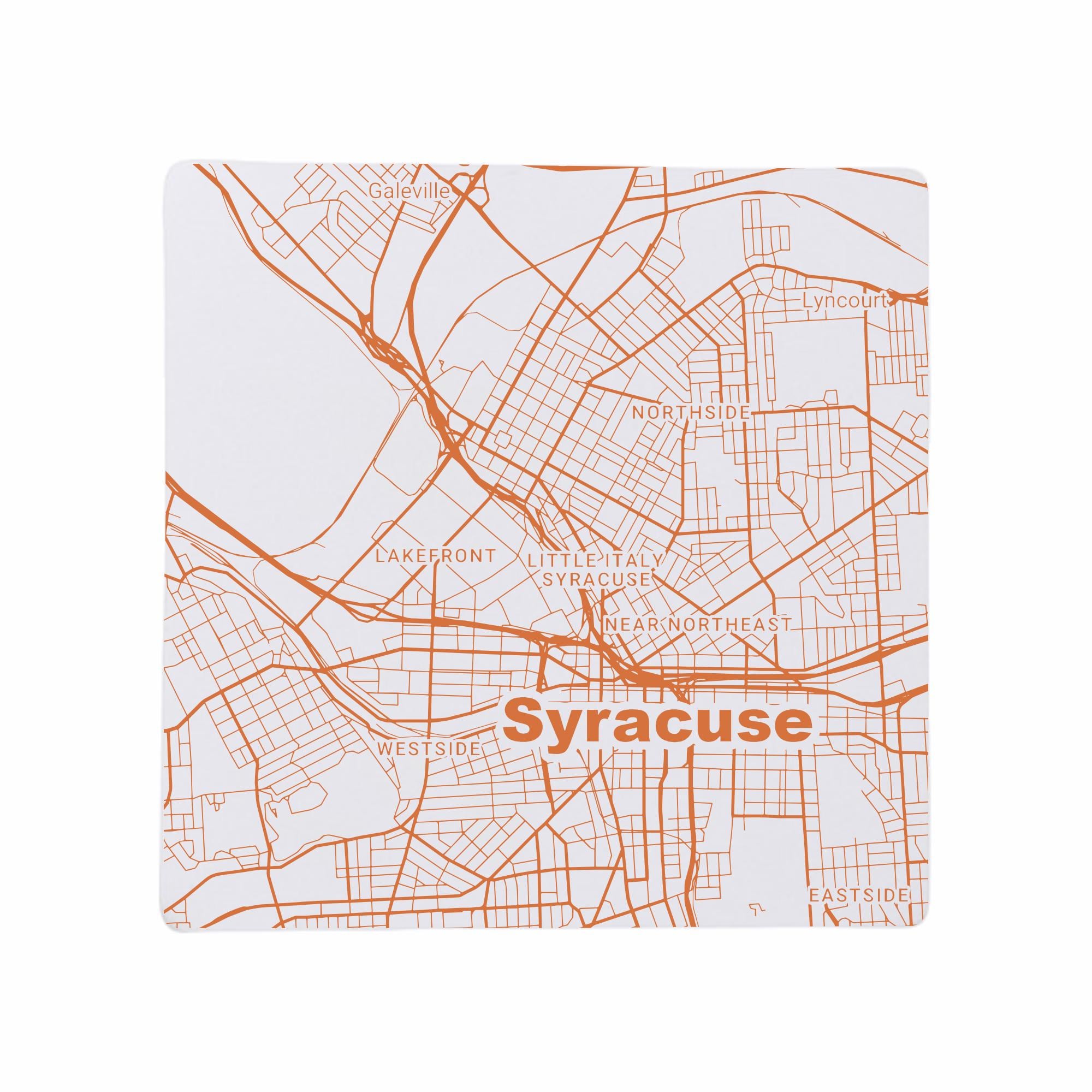 Discover Syracuse NY Coasters New York Home Decor, NY Gift, Travel Keepsake, Ceramic Coaster Set