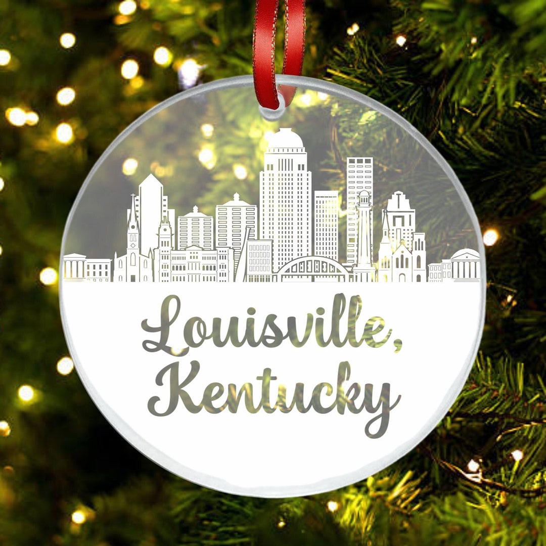 Louisville Skyline Ornament, Louisville Kentucky Gift, New City