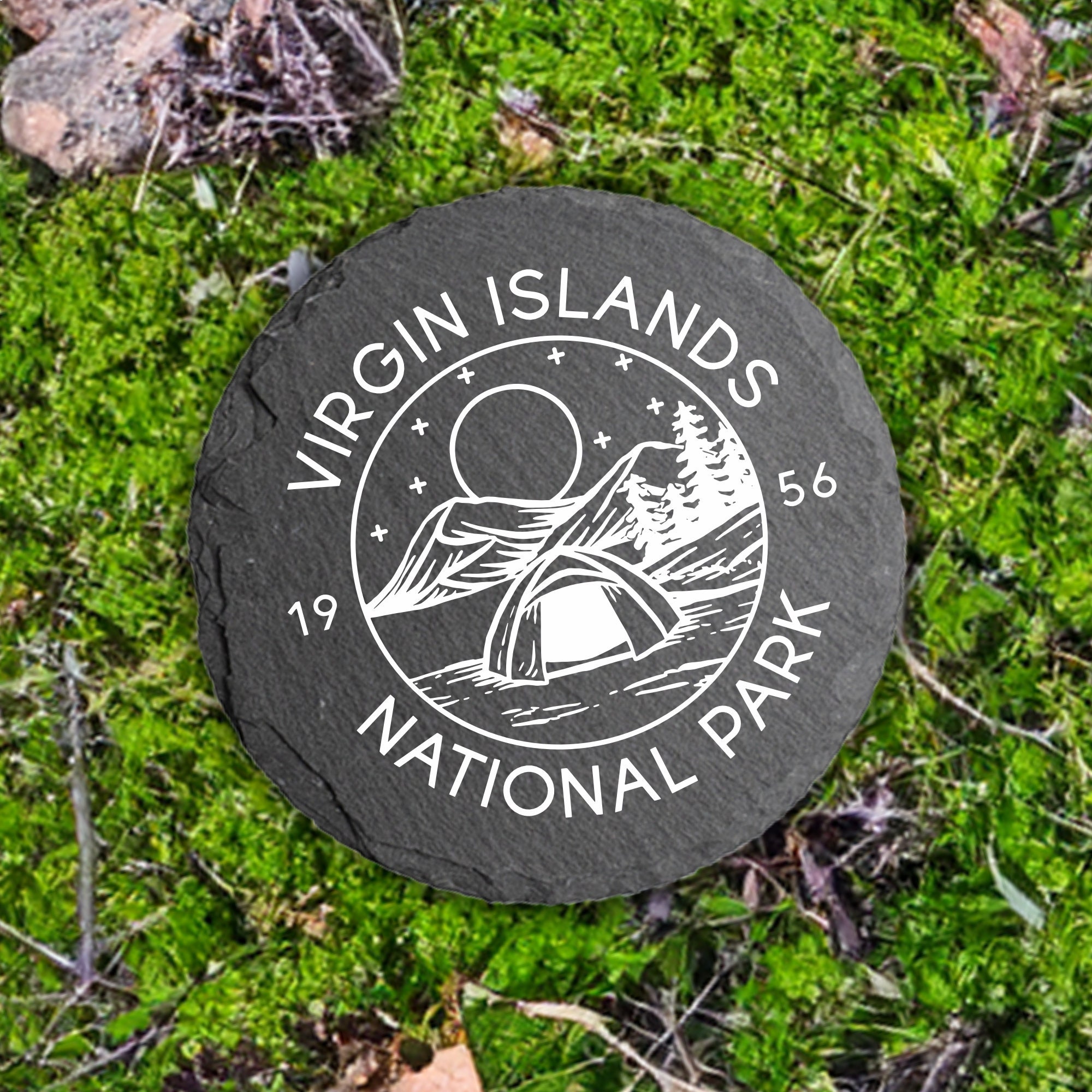 Virigin Islands National Park Coasters, National Park Mini Gifts, Ideal for Outdoor Enthusiasts, and those with a Passion for Nature