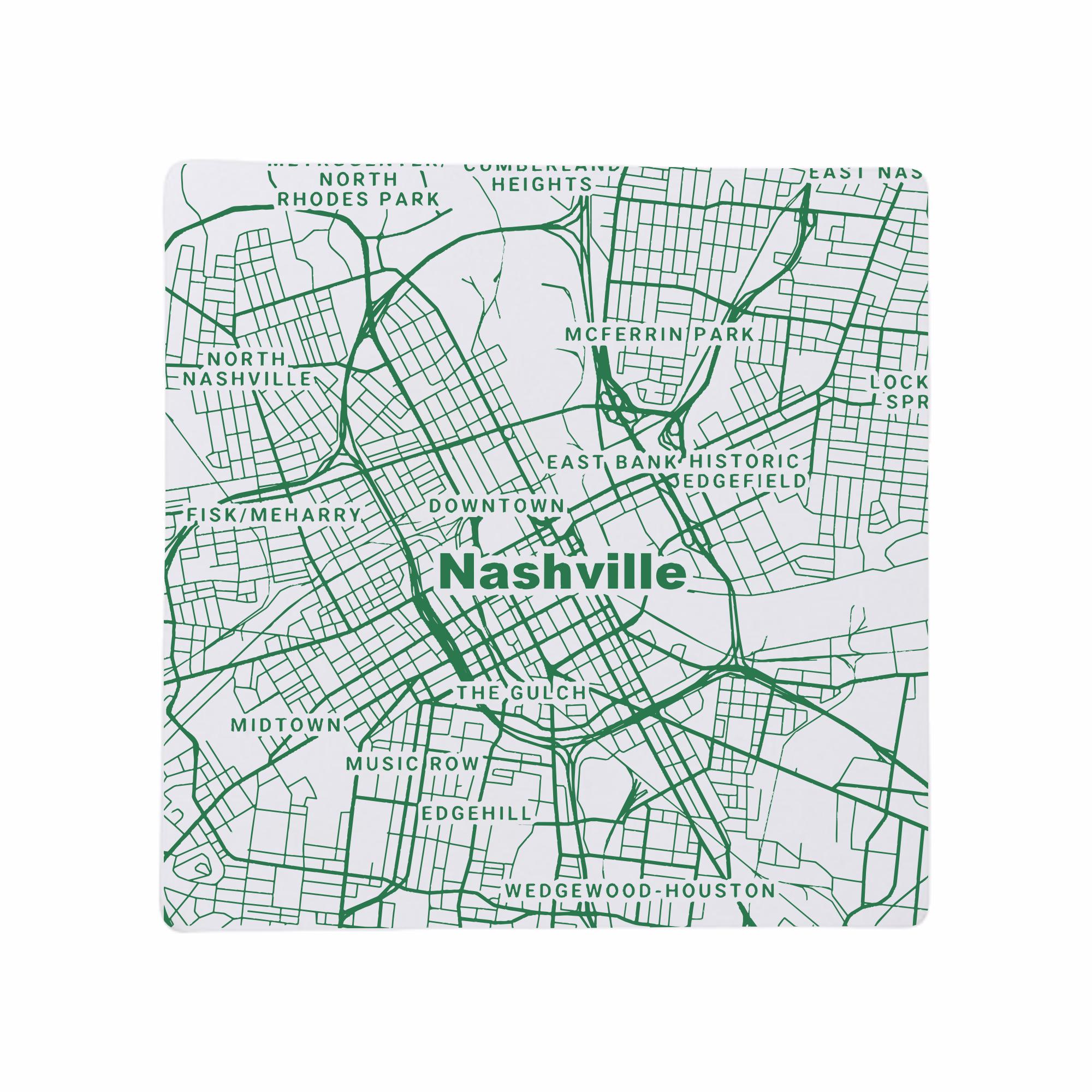 Discover Nashville TN Coasters Tennessee Home Decor, TN Gift, Travel Keepsake, Ceramic Coaster Set