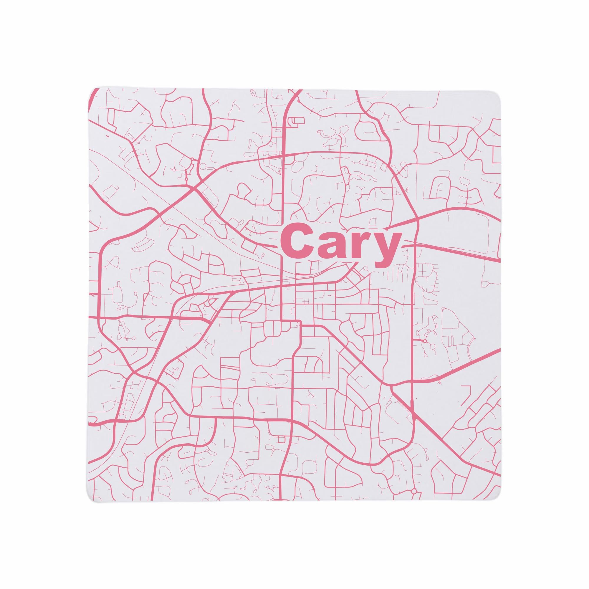 Discover Cary NC Ceramic Coaster Set - North Carolina Home Decor & Gift