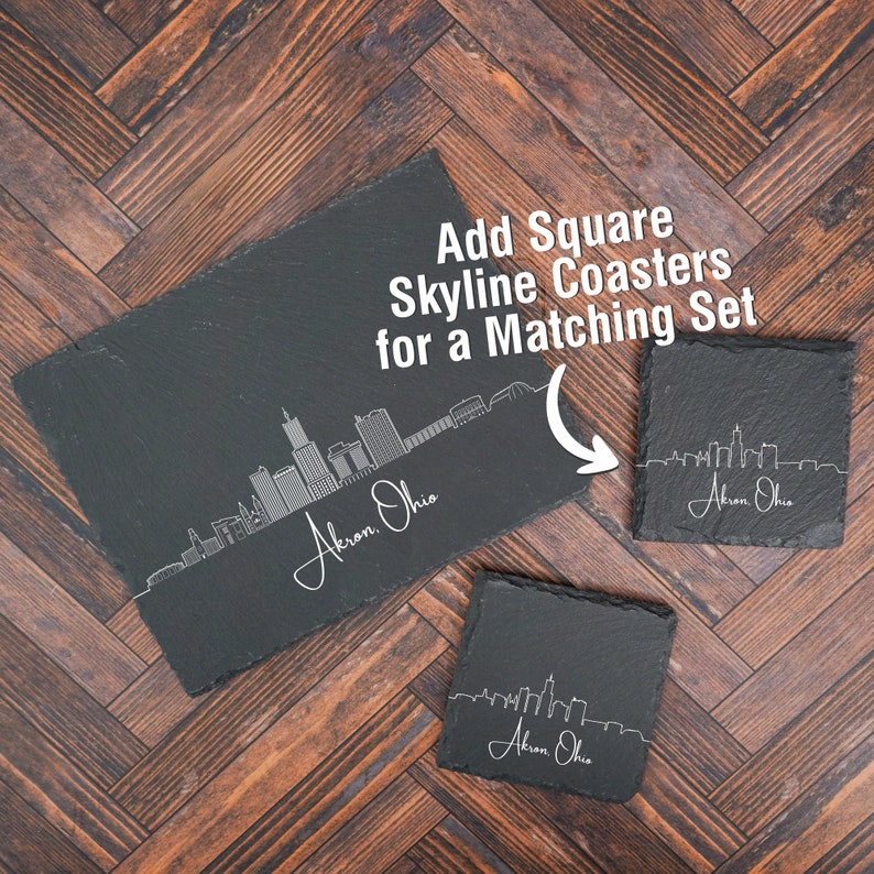 HometownGiftsCo Akron Skyline Trivet - Thumbnail 3