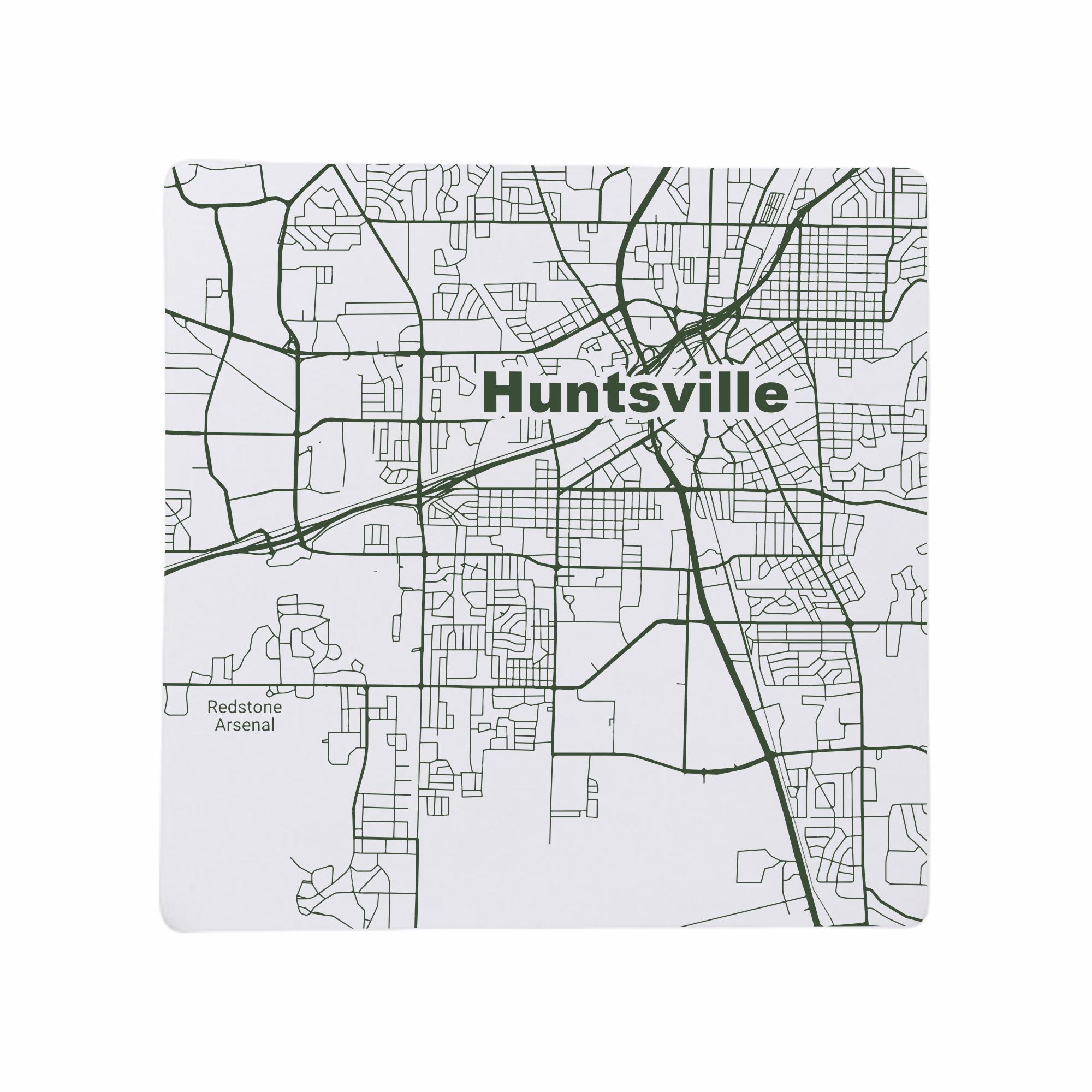 Discover Huntsville AL Ceramic Coasters Set Home Decor Housewarming Gift
