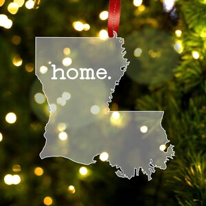 Louisiana Home Ornament, Louisiana State Gift, Louisiana Decor, Christmas Tree Ornament, Home Ornament, Louisiana Christmas, Souvenir