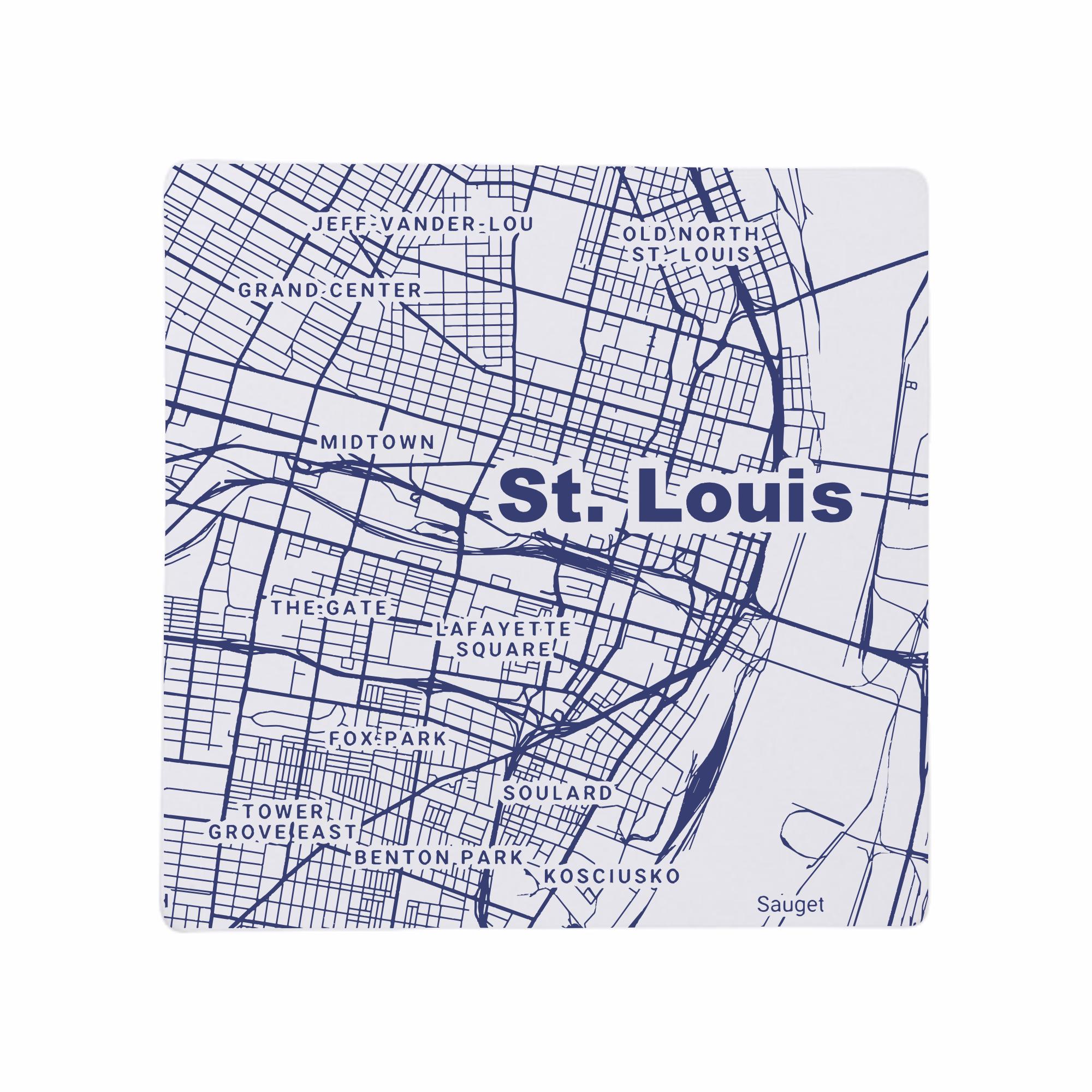 Discover Saint Louis MO Coasters Missouri Home Decor, MO Gift, Travel Keepsake, Ceramic Coaster Set