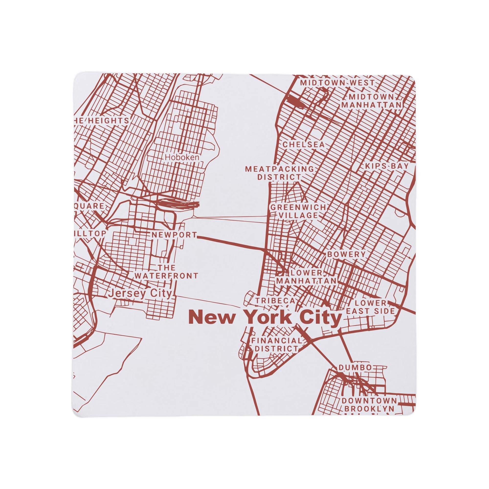 Discover New York City Ceramic Coasters Set - Home Decor & Gift