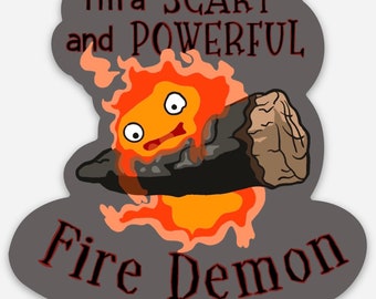 Calcifer Sticker, Das wandelnde Schloss